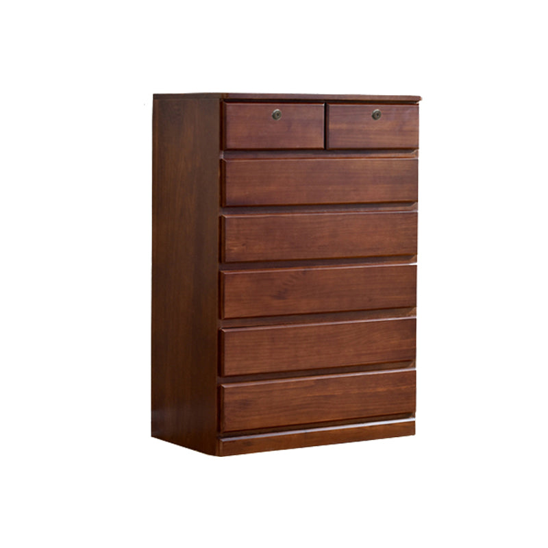 Contemporary Storage Chest Wood Storage Chest Dresser 15.7" W