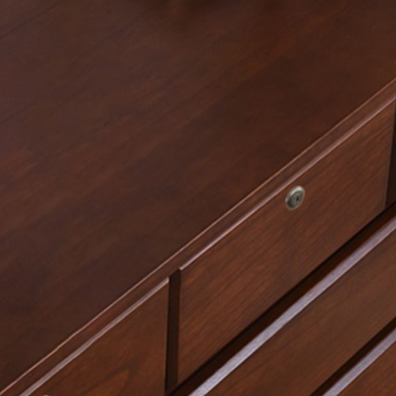 Contemporary Storage Chest Wood Storage Chest Dresser 15.7" W