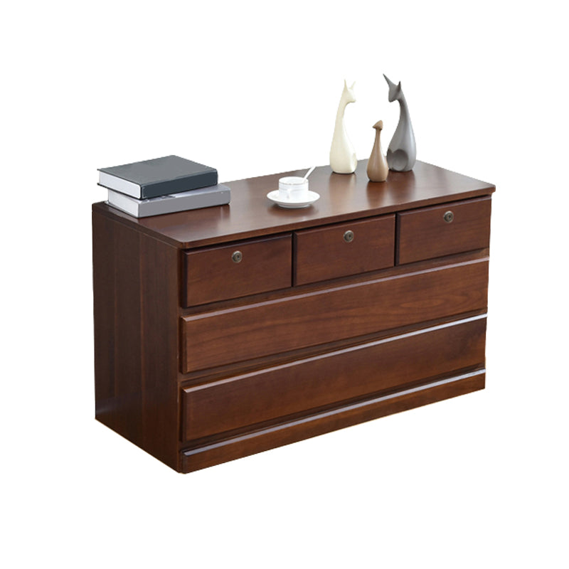 Contemporary Storage Chest Wood Storage Chest Dresser 15.7" W