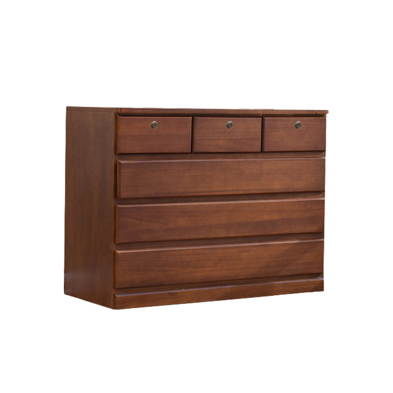 Contemporary Storage Chest Wood Storage Chest Dresser 15.7" W