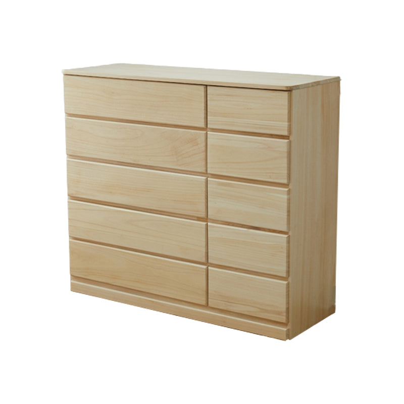 Contemporary Storage Chest Wood Storage Chest Dresser 15.7" W