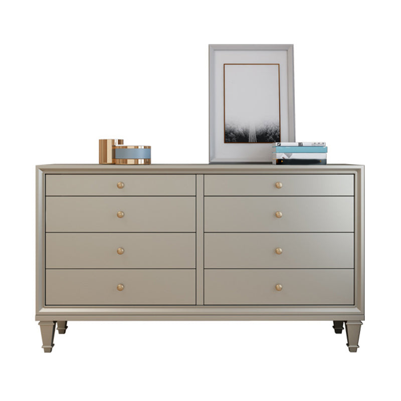 Glam Storage Chest 8 Drawers Storage Chest Dresser for Bedroom