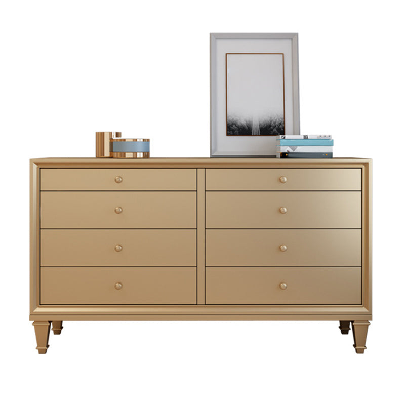 Glam Storage Chest 8 Drawers Storage Chest Dresser for Bedroom