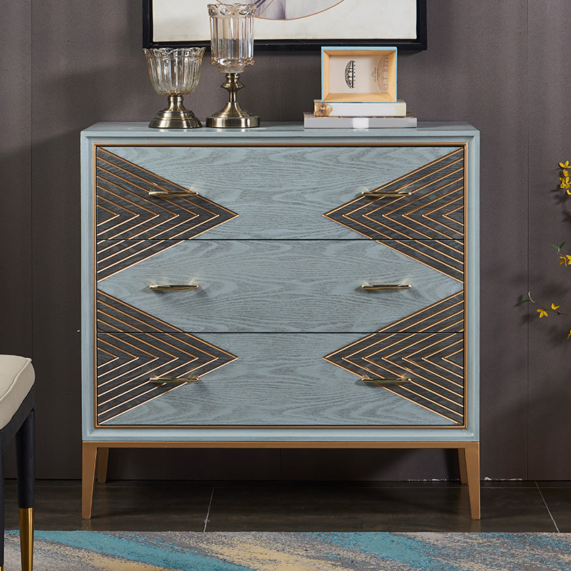 15.6/14.82 Inch Width Glam Storage Chest Manufactured Wood Dresser