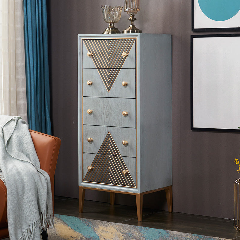 15.6/14.82 Inch Width Glam Storage Chest Manufactured Wood Dresser