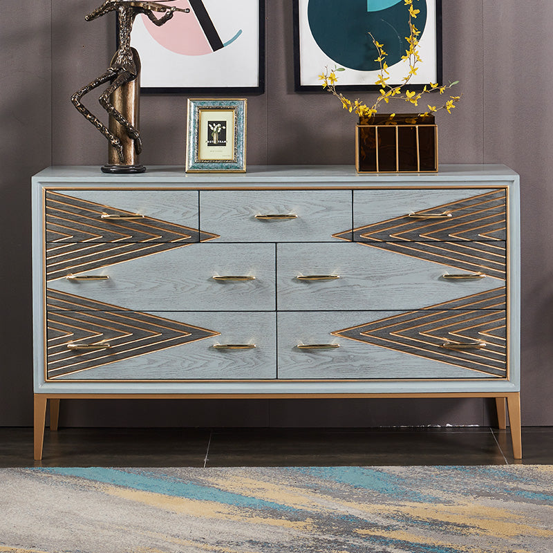 15.6/14.82 Inch Width Glam Storage Chest Manufactured Wood Dresser