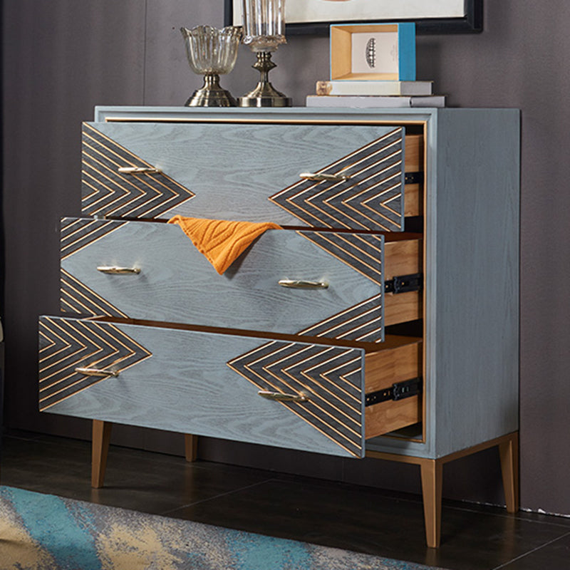 15.6/14.82 Inch Width Glam Storage Chest Manufactured Wood Dresser