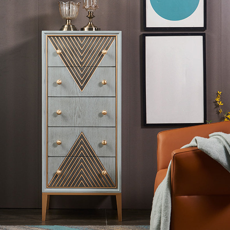 15.6/14.82 Inch Width Glam Storage Chest Manufactured Wood Dresser