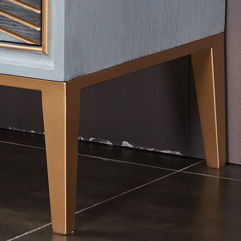 15.6/14.82 Inch Width Glam Storage Chest Manufactured Wood Dresser