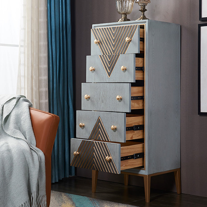 15.6/14.82 Inch Width Glam Storage Chest Manufactured Wood Dresser