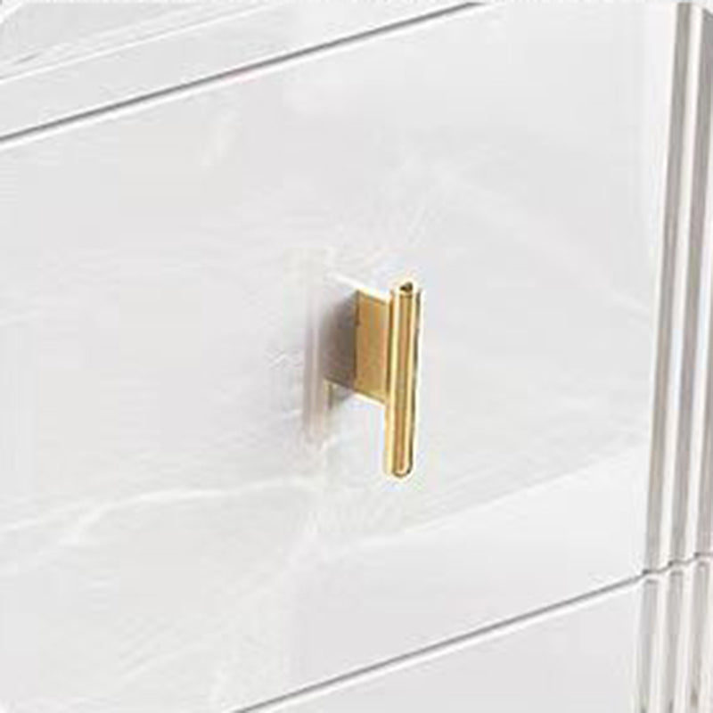 15.6-inch Width Glam Storage Chest Stone Storage Chest Dresser