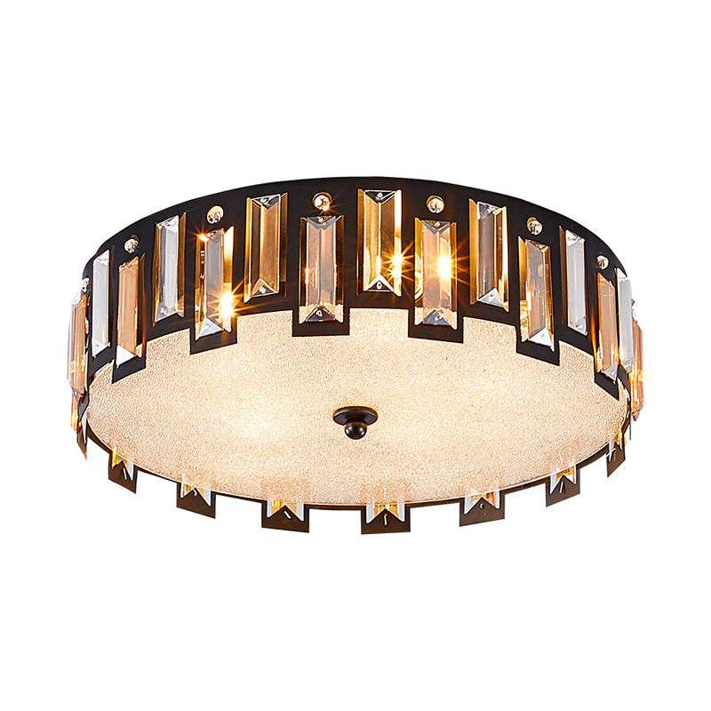 Modern Crystal Ceiling Lamp Nordic Flush Mount Light Fixture for Bedroom