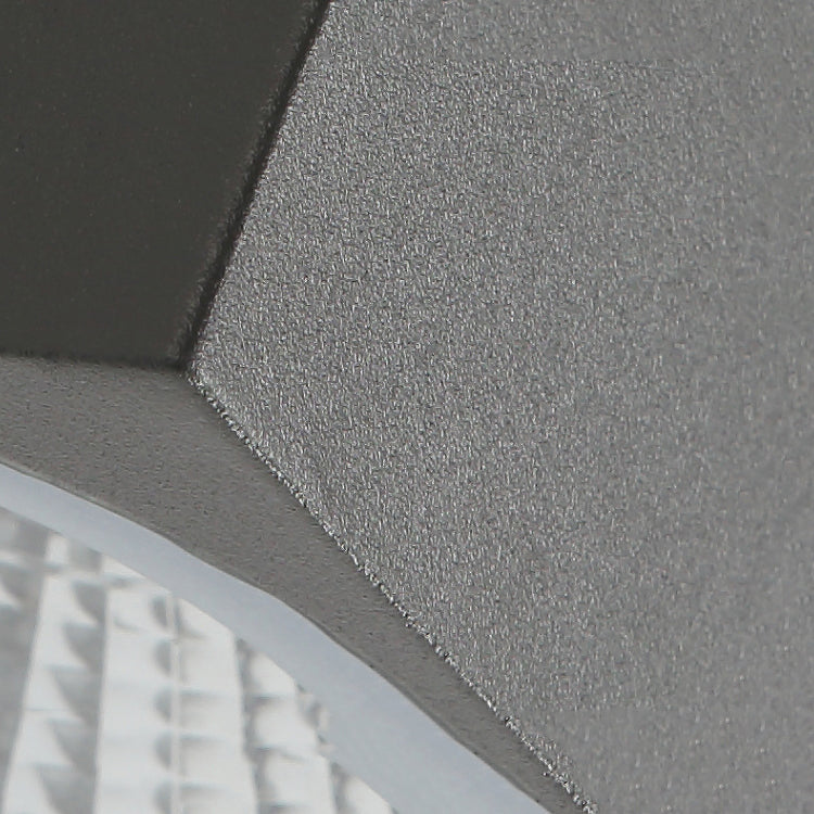 2 Lights Rectangular Wall Lighting Fixtures Modern Style Metal Wall Washer Sconce