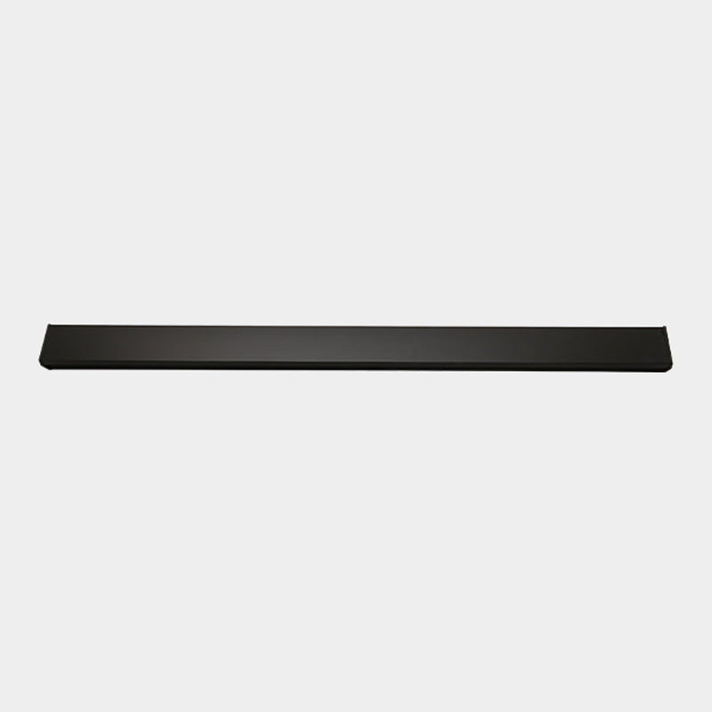 Metal Linear Shade Wall Sconce Modern Style 1- Light Wall Mount Light in Black