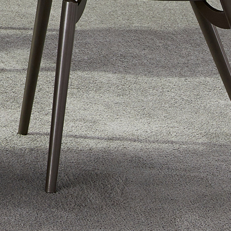 Metal Industrial Dining Chair Matte Finish Open Back Side Chair