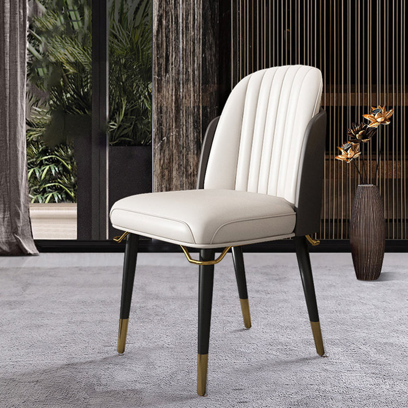 Glam Upholstered Dining Accent Chair Parsons Dining Side Chair