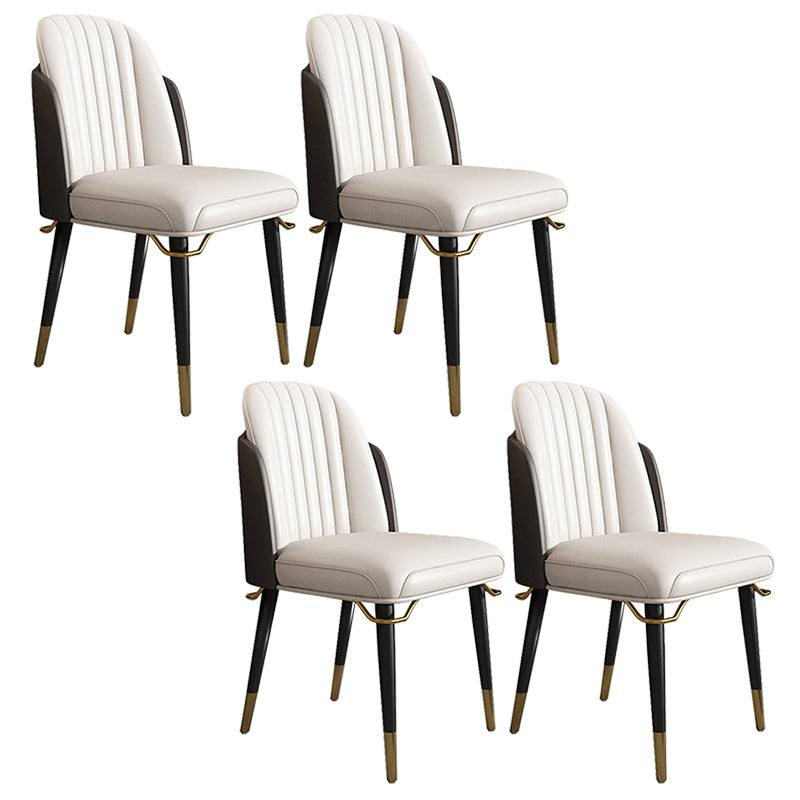 Glam Upholstered Dining Accent Chair Parsons Dining Side Chair