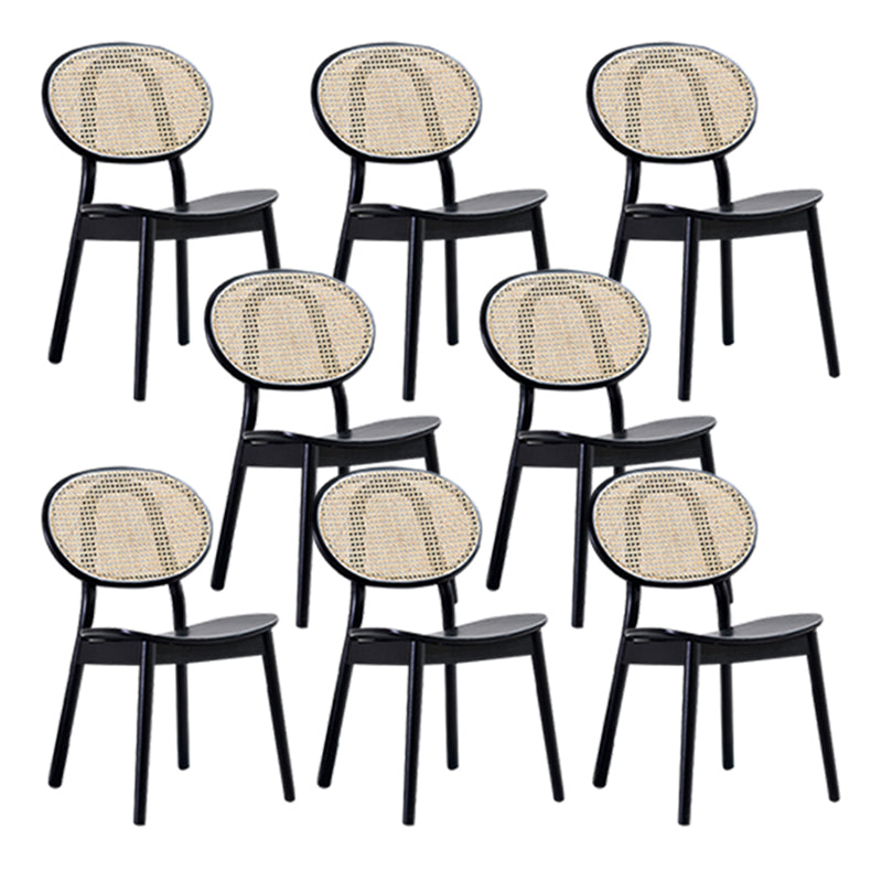 Traditional Style Dining Chair Solid Wood Open Back Dining Side Chair