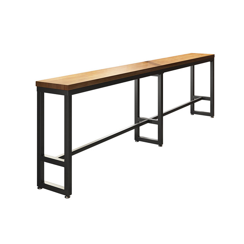 Industrial 1/2/7 Pieces Solid Wood Bar Table Set Rectangular Counter Set