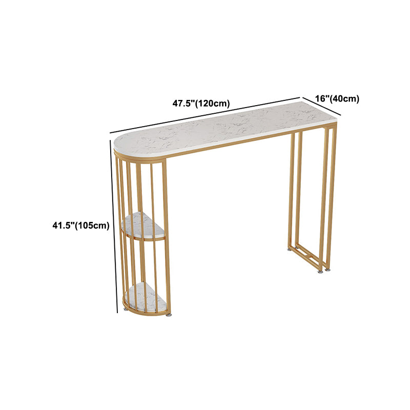 1/3 Pieces Luxurious Irregular Shape Pub Table Set Artificial Marble Top Bar Table Set