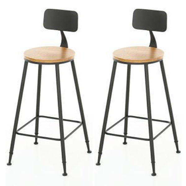 1/2/9 Pieces Industrial Solid Wood Bar Table Set Rectangular Counter Set for Home Use