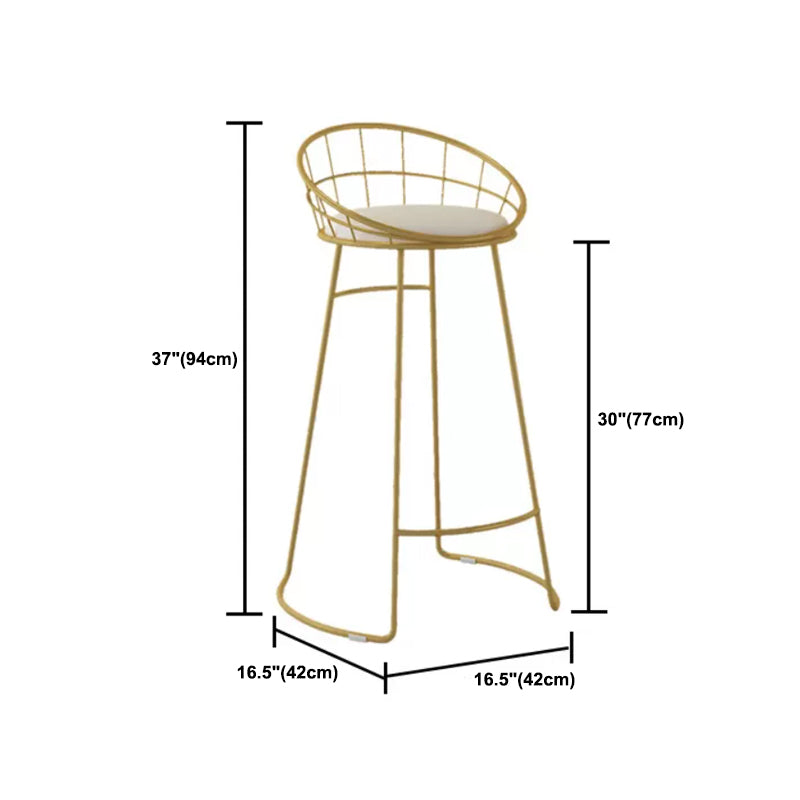 Glam Bar Table Set 1/2/5/9 Pieces Rectangle Bistro Set in White and Gold