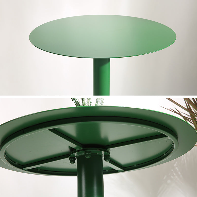 Modern Metal Pub Table Set 1/2 Pieces Round Counter Table for Dining Room