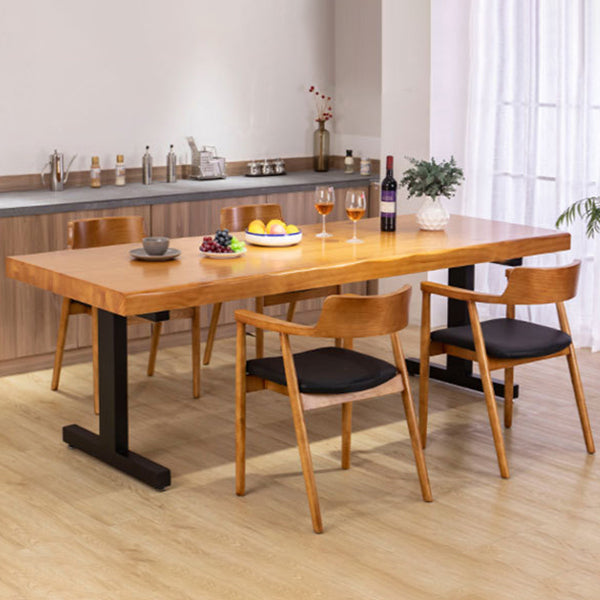 Modern Solid Wood Dining Table Set 1/2/4 Pieces Dining Set for Home Use