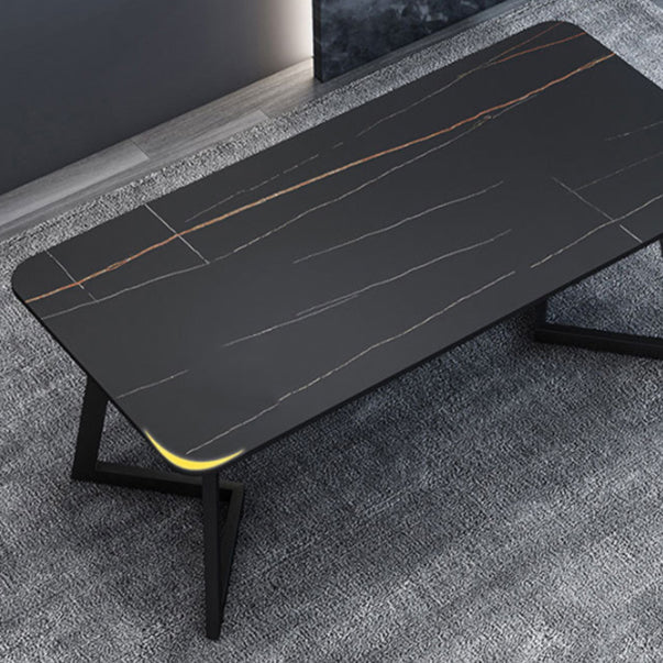 1/5/7 Pieces Dining Set Contemporary Rectangle Sintered Stone Table Set