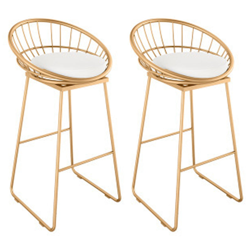 Glam 1/2/3/5 Pieces Bar Table Set Rectangle Bar Table with Metal High Stools for Kitchen