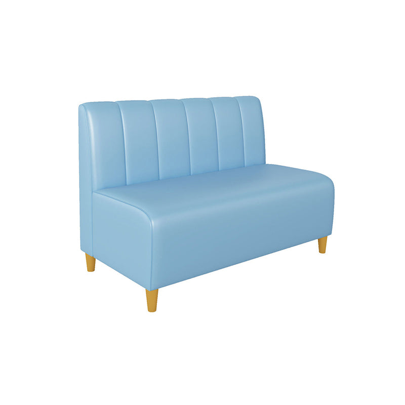 Genuine Leather Sofa Contemporary Sofa with Solid Wooden Feet