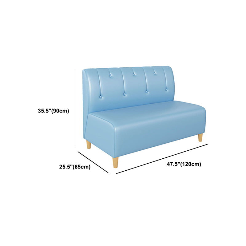 Genuine Leather Sofa Contemporary Sofa with Solid Wooden Feet