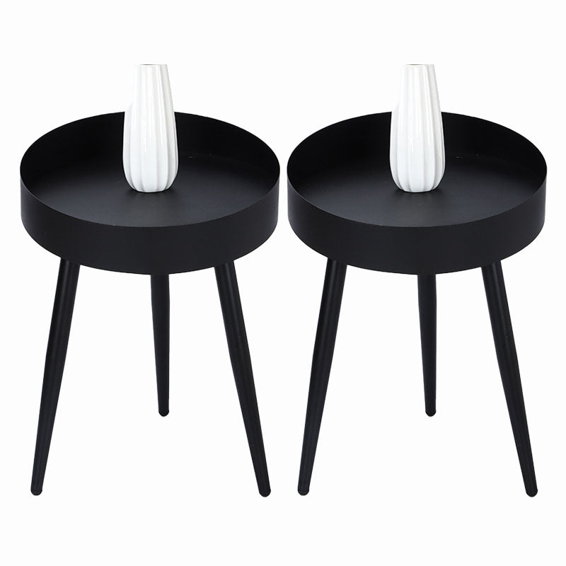 Mid-century Style Side End Table 3 Legs Round Sofa Side Accent Table