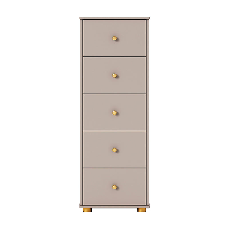 Modern Rectangle Side Cabinet Wood Knobs Storage Cabinet with Drawer