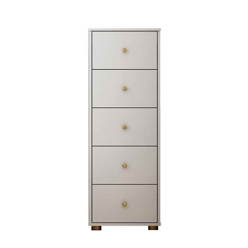 Modern Rectangle Side Cabinet Wood Knobs Storage Cabinet with Drawer