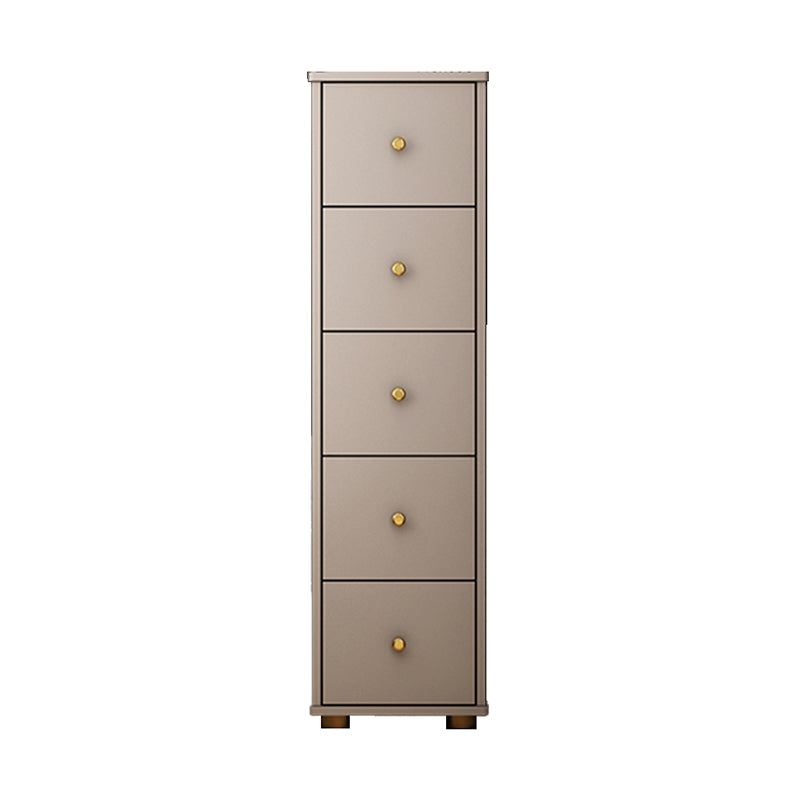 Modern Rectangle Side Cabinet Wood Knobs Storage Cabinet with Drawer