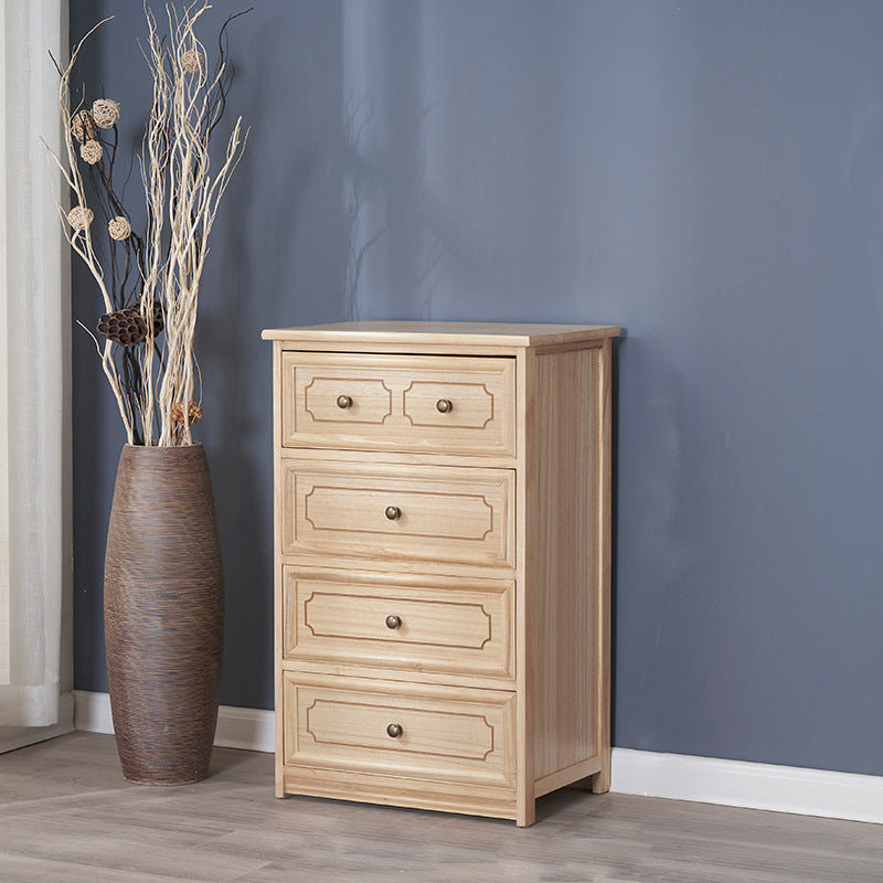 Rectangle Wood Side Cabinet Knobs Storage Cabinet with Drawer