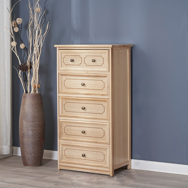 Rectangle Wood Side Cabinet Knobs Storage Cabinet with Drawer
