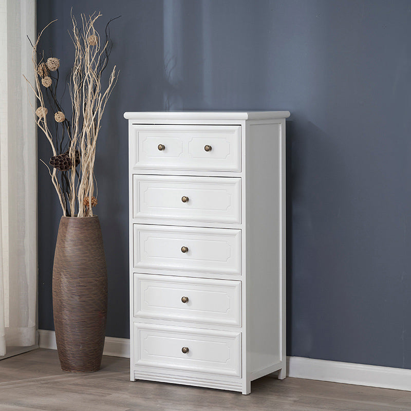 Rectangle Wood Side Cabinet Knobs Storage Cabinet with Drawer