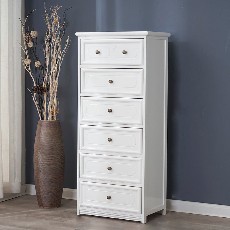 Rectangle Wood Side Cabinet Knobs Storage Cabinet with Drawer