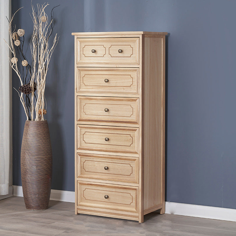 Rectangle Wood Side Cabinet Knobs Storage Cabinet with Drawer