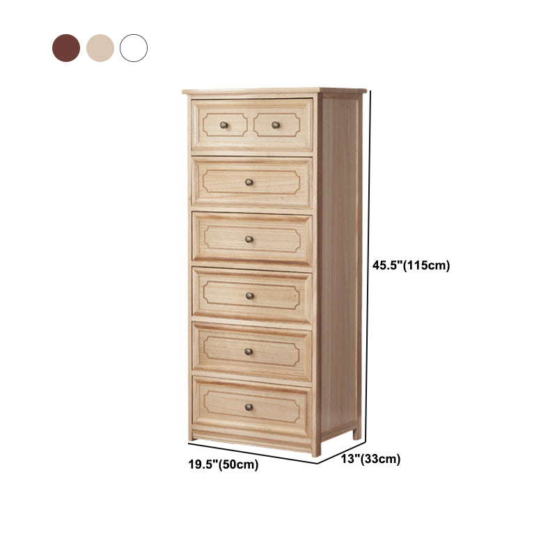 Rectangle Wood Side Cabinet Knobs Storage Cabinet with Drawer