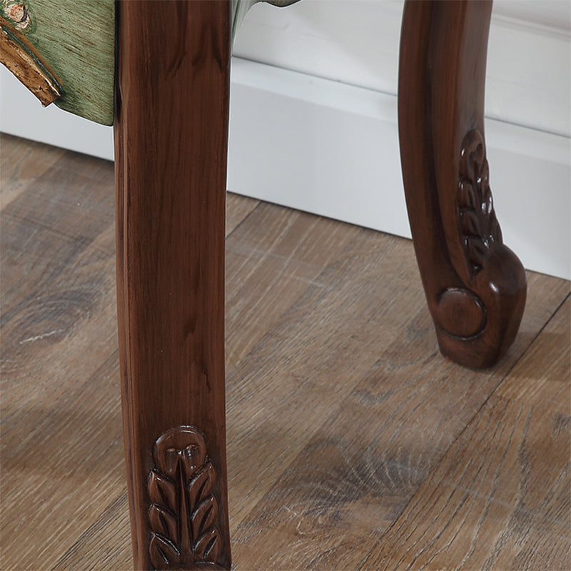 Mid-Century Modern Cabinet Fretwork Hand Painted Side Cabinet