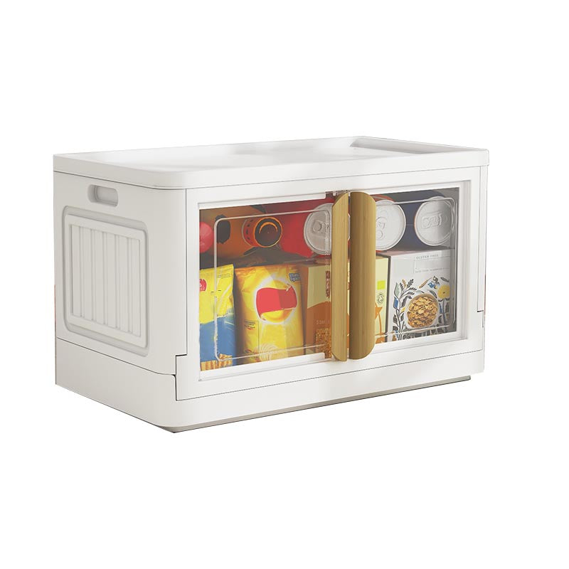 Contemporary Style Non-Hanging Armoire Plastic Bedroom Wardrobe Closet