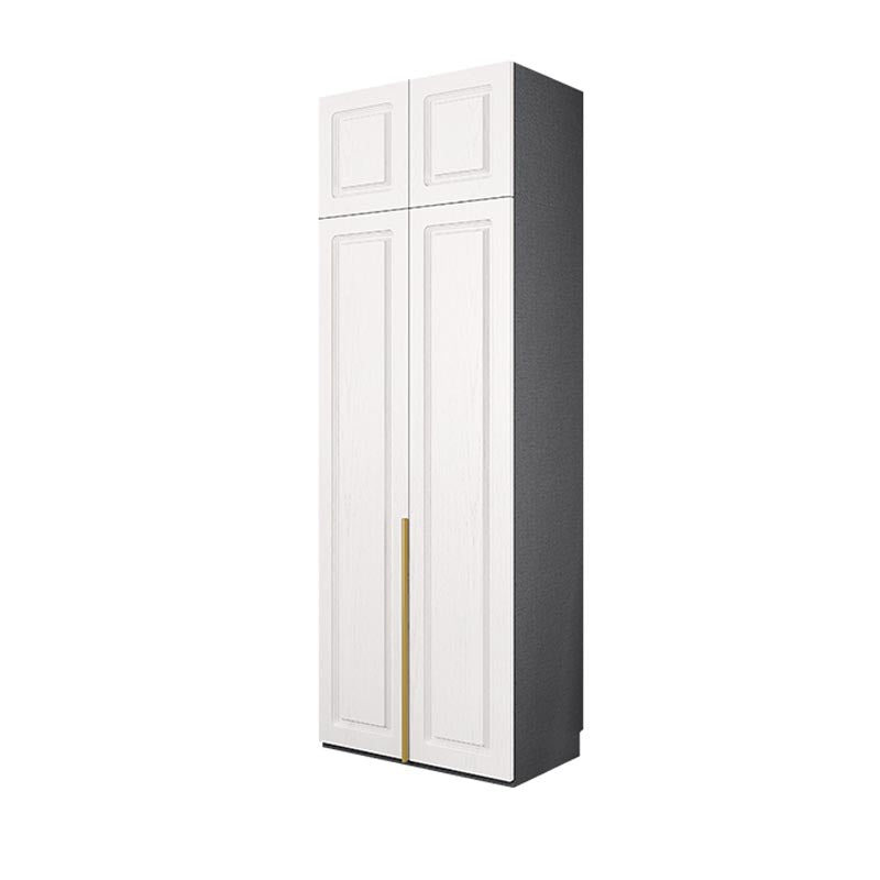 Modern Style Wardrobe White Colour Wooden Wardrobe Closet with Drawer