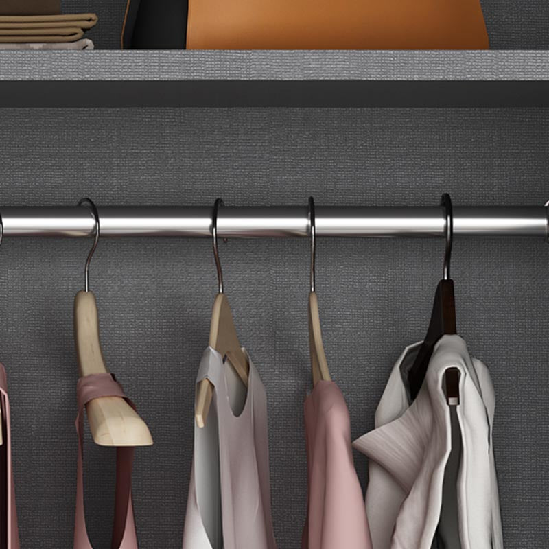 Modern Style Wardrobe White Colour Wooden Wardrobe Closet with Drawer