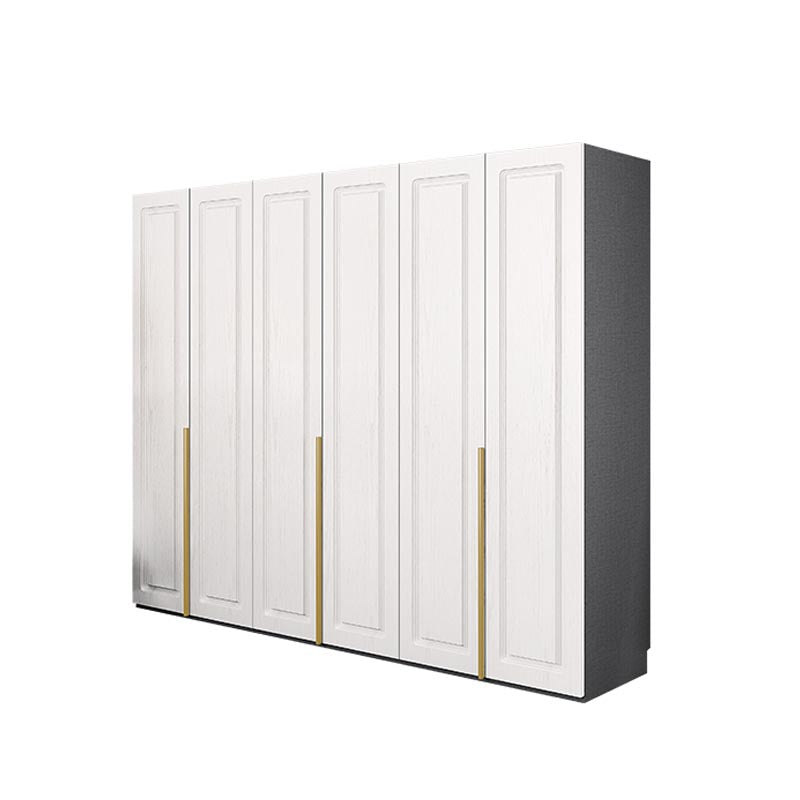 Modern Style Wardrobe White Colour Wooden Wardrobe Closet with Drawer