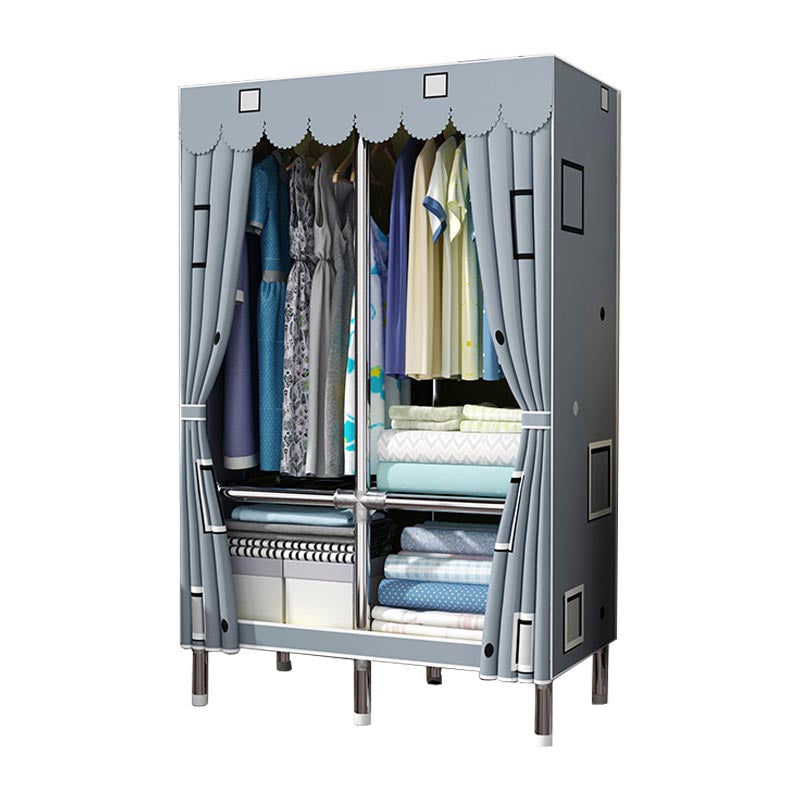 Contemporary Wardrobe Armoire Metal Wardrobe Closet for Bedroom