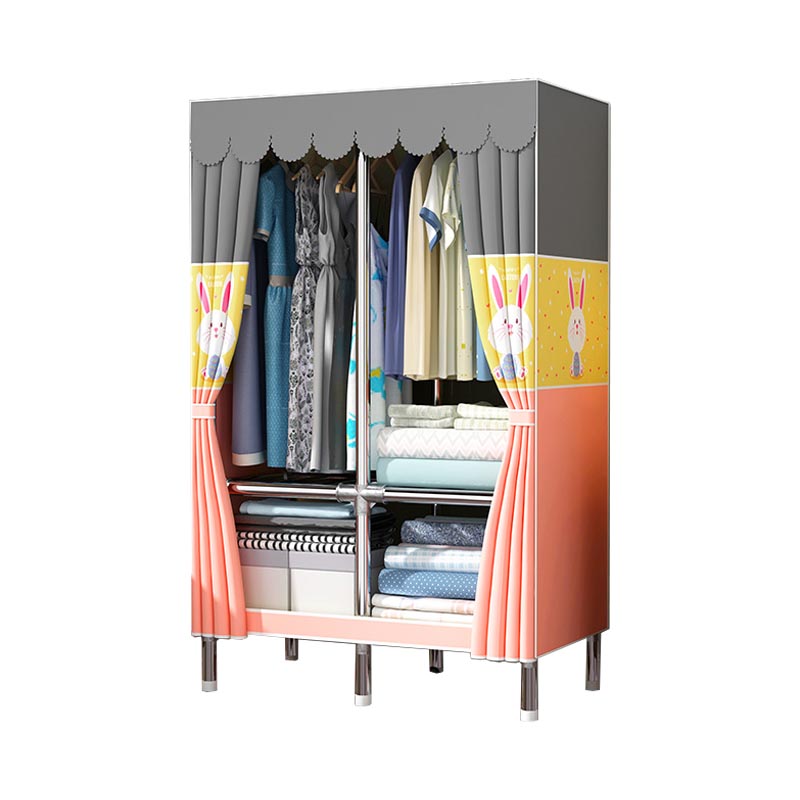 Contemporary Wardrobe Armoire Metal Wardrobe Closet for Bedroom
