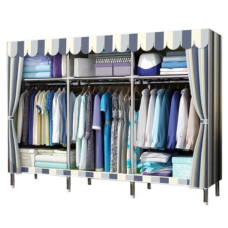 Contemporary Wardrobe Armoire Metal Wardrobe Closet for Bedroom